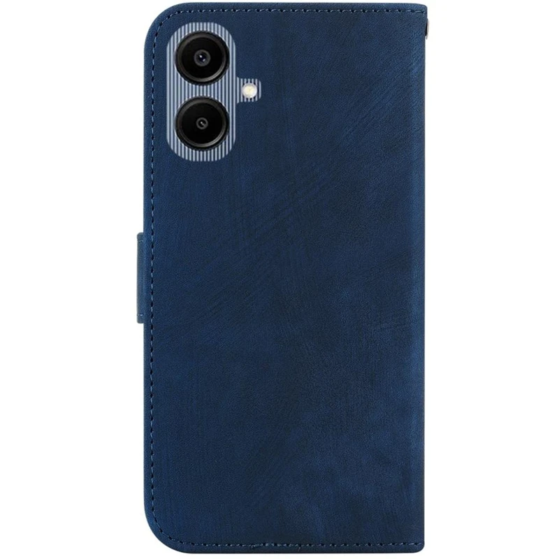 Кожаный чехол-книжка Cute Tiger для Samsung Galaxy A06 – Dark Blue. Фото 2 из 4
