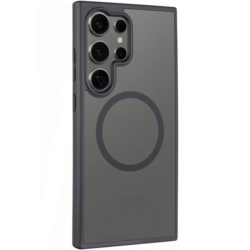 Чохол Ummi Colorful with MagSafe для Samsung Galaxy S25 Ultra – Чорний / Black. Фото 1 з 6