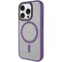 TPU+PC чохол Metal Buttons with Magnetic Fit для Apple iPhone 15 Pro Max (6.7") – Темно-фіолетовий / Dark Purple. Фото 1 з 8