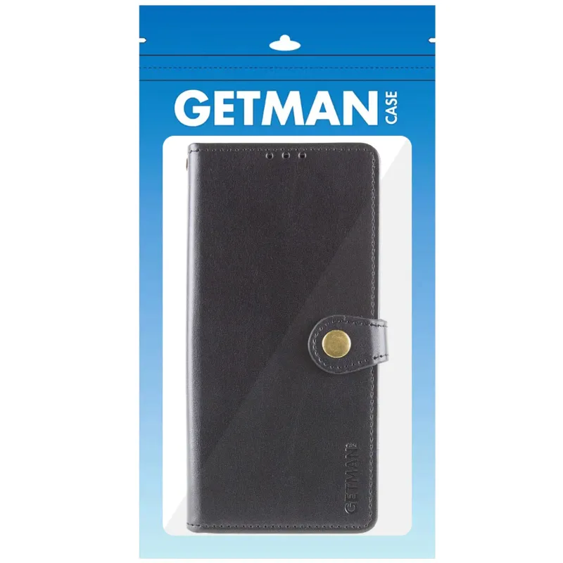 Чохол-книжка GETMAN Gallant  на TECNO Spark 9 Pro – Чорний. Фото 5 з 6