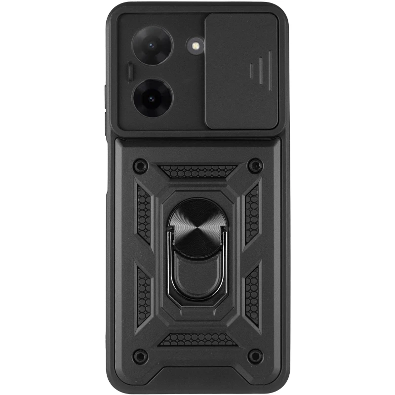 Ударопрочный чехол Ummi Camshield Serge Ring (in box) для Xiaomi Redmi A5 (Europe version) – Черный. Фото 2 из 6