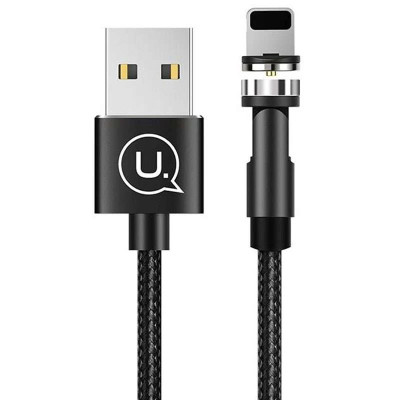 

Дата кабель USAMS US-SJ472 U59 Lightning Rotatable Magnetic (1m) (Чорний)