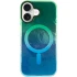 Силіконовий чохол Shiny Mountain (MagFit) для Apple iPhone 17 (6.3") – Green / Blue. Фото 3 з 7
