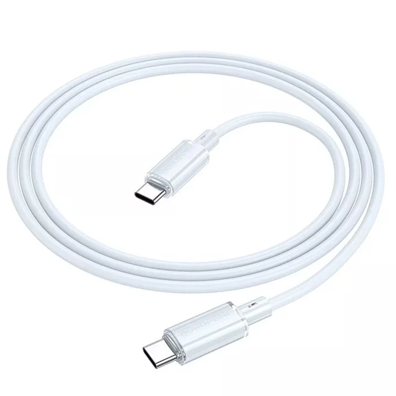 Дата кабель Borofone BX112 Lemon Type-C to Type-C 60W (1m) – Blue. Фото 4 з 6