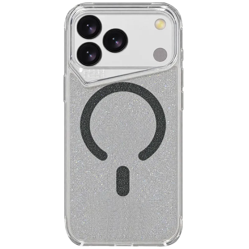 Чехол TPU+PC Gear4 Crystal Palace Shine with Magnetic Fit для Apple iPhone 17 (6.3") – Clear. Фото 1 из 1