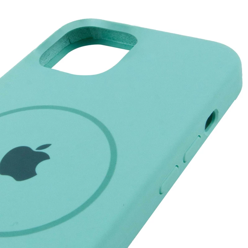 Чохол Silicone Armor Max with MagSafe для Apple iPhone 11 (6.1") – Бірюзовий / Marine Green. Фото 7 з 9