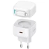 МЗП Usams US-CC209 GaN With Lightning Magnetic Retractable Cable Module XMF Ser. 35W (2USB-C) – White. Фото 1 з 7