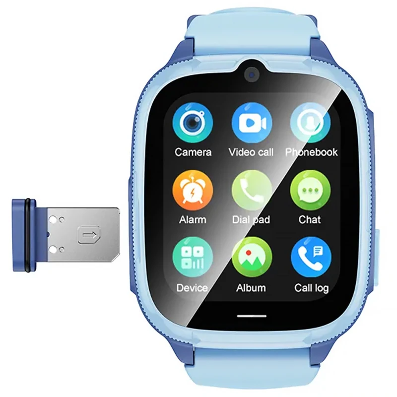 Детские cмарт-часы Hoco Y106 4G with call function – Blue. Фото 2 из 2