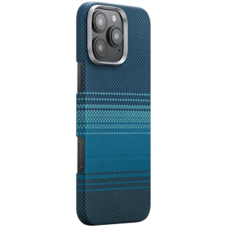Чохол PC Carbon Protection Slim with MagSafe для Apple iPhone 16 Pro Max — Blue