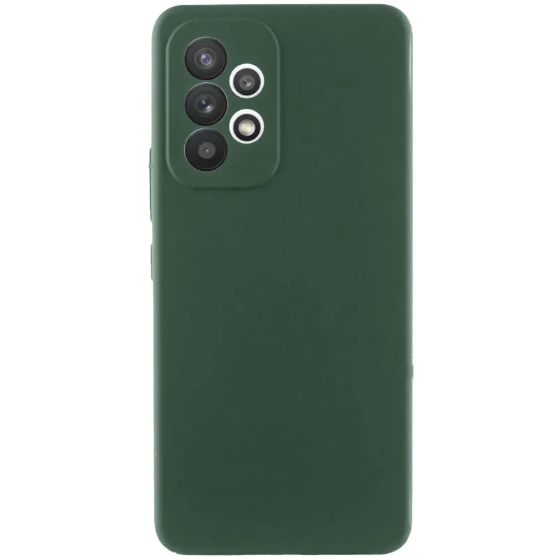 Чехол Silicone Case Lakshmi Premium з закритою камерою на Samsung Galaxy A52 4G / A52 5G – Зеленый / Cyprus Green. Фото 3 из 9