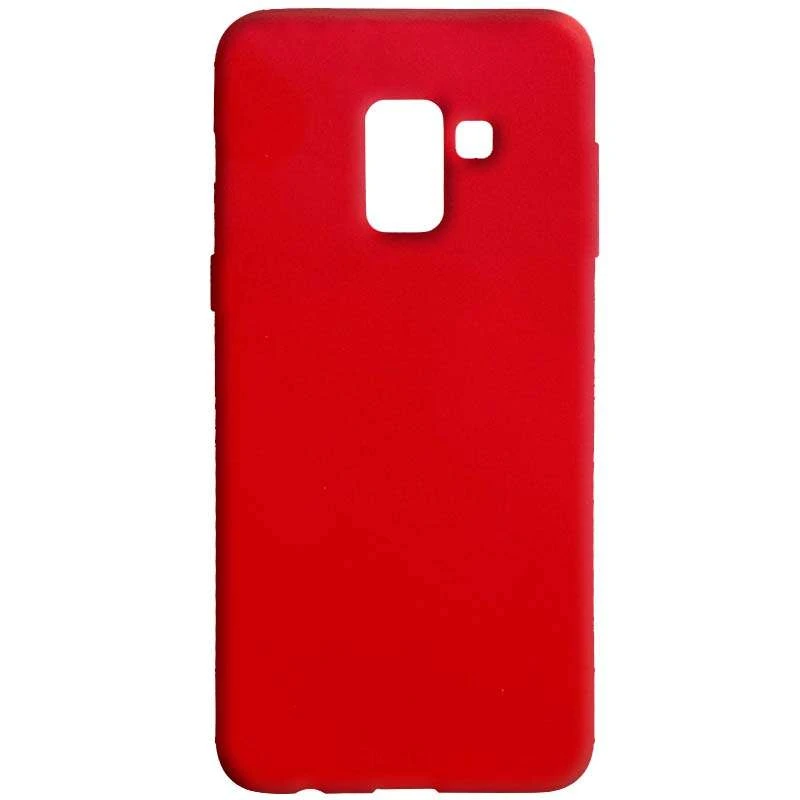 

Кольоровий силіконовий чохол на Samsung A530 Galaxy A8 (2018) (Червоний)