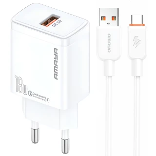 МЗП Amaya E59S QC3.0 18W (1USB-A) фото 1 з 3