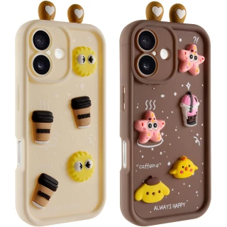 Силиконовый чехол Funny Toys with Ears для Apple iPhone 16 фото 1 Силиконовый чехол Funny Toys with Ears для Apple iPhone 16 фото 1 из 3