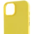Кожаный чехол Leather Case с MagSafe для Apple iPhone 14 (6.1") – Yellow. Фото 6 из 9