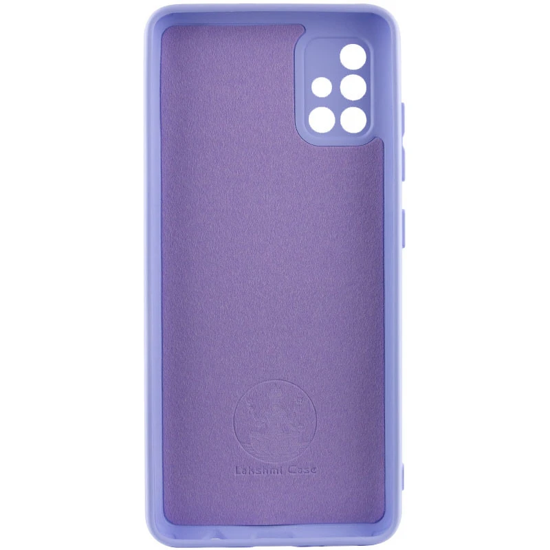 Чохол Silicone Cover Ummi Lakshmi Full Camera (AA) для Samsung Galaxy A71 – Бузковий / Dasheen. Фото 2 з 2