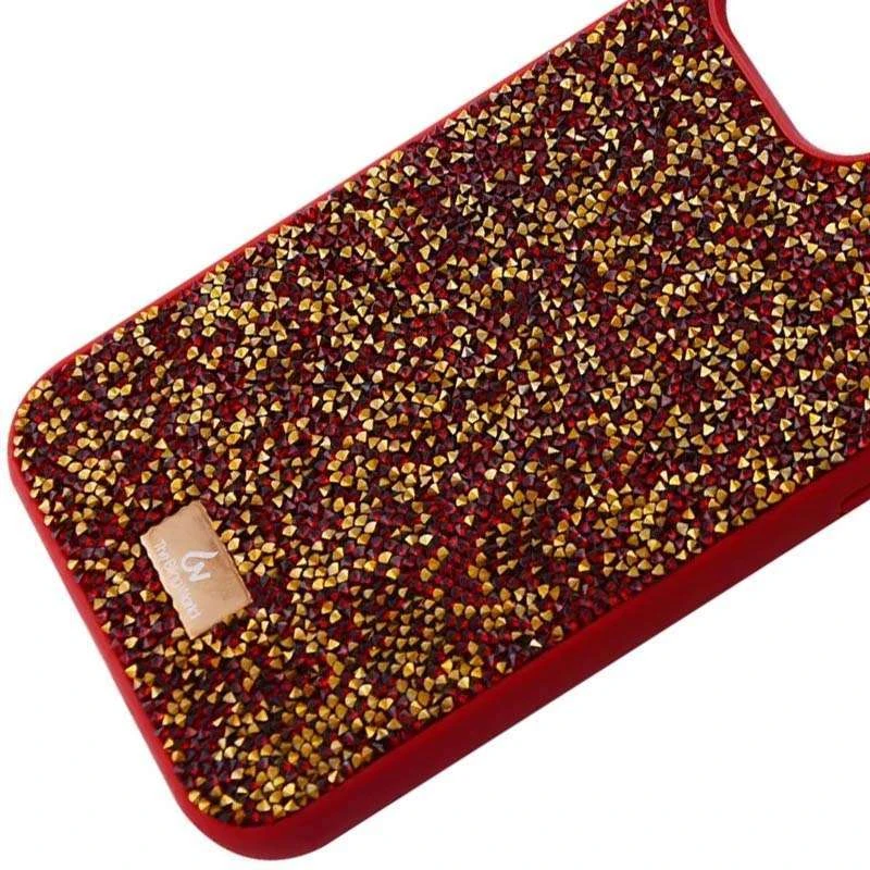 TPU чехол Bling World Rock Diamond для Apple iPhone 14 (6.1") – Красный. Фото 2 из 2