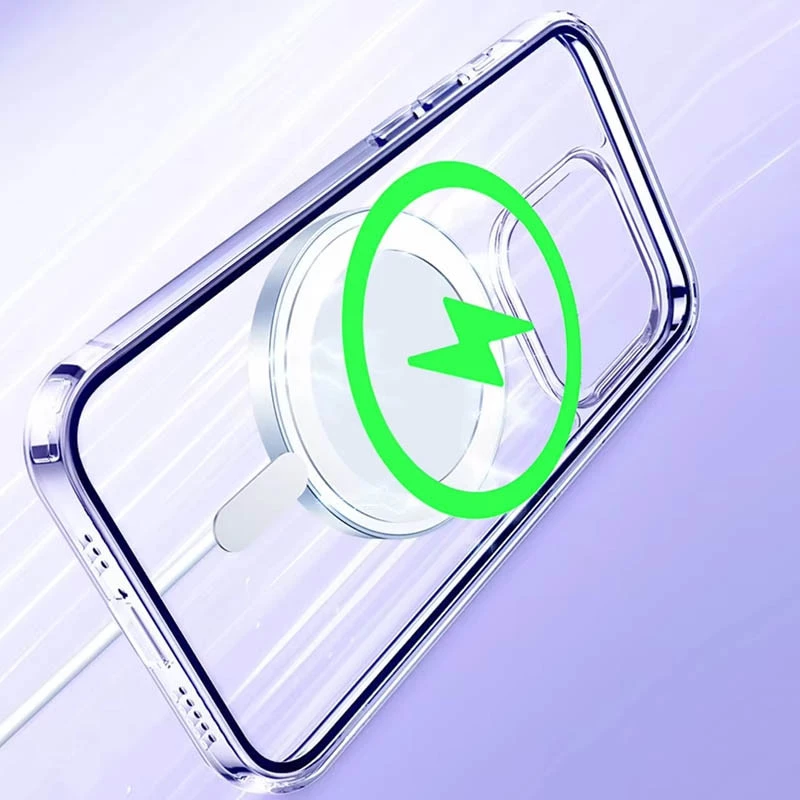 Прозорий TPU чохол з MagSafe на Apple iPhone 13 Pro Max (6.7") – Clear. Фото 7 з 7
