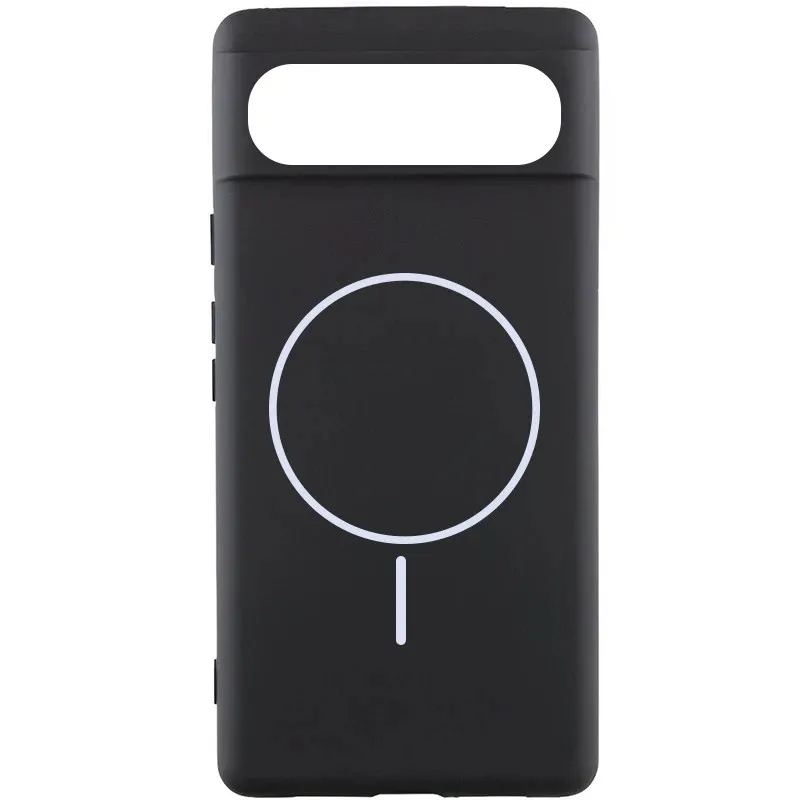 Чохол Silicone Cover Lakshmi (AA) with Magnetic Fit для Google Pixel 9 – Чорний / Black. Фото 1 з 6