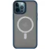 TPU+PC чохол Metal Buttons with Magnetic Fit для Apple iPhone 14 Pro (6.1") – Синій / Navy Blue. Фото 1 з 1