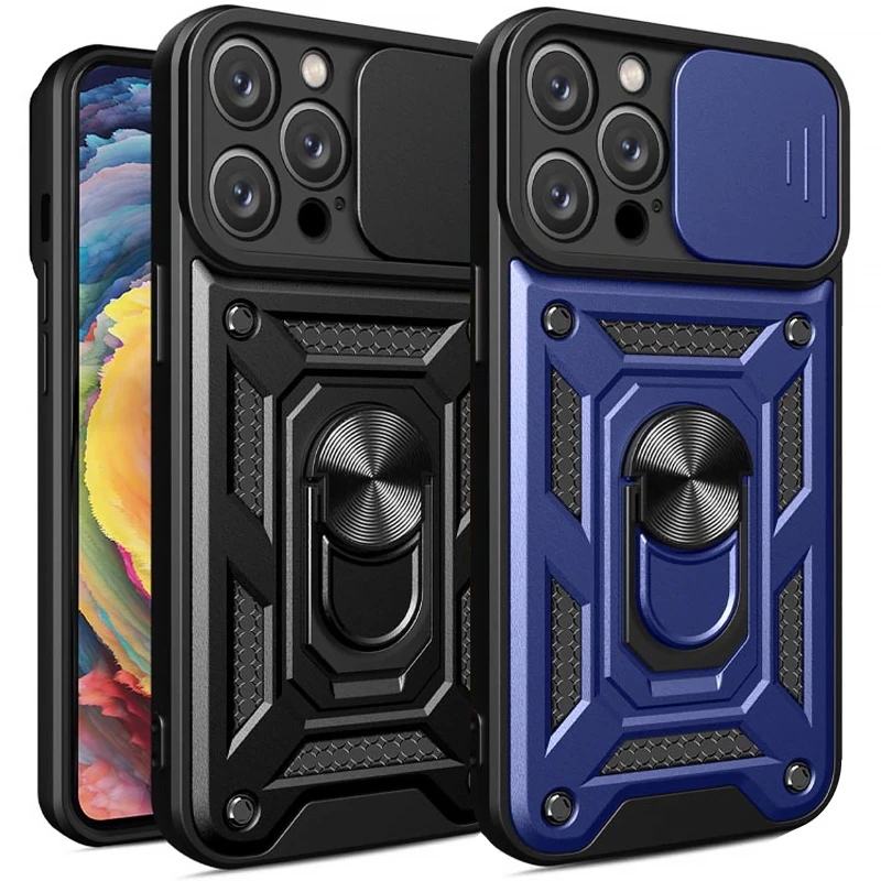 Удароміцний чохол Ummi Camshield Serge Ring (in box) для Apple iPhone 13 Pro (6.1") фото 1 з 2