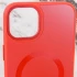 Силиконовый сапфировый чехол с MagSafe Apple iPhone 15 (6.1") – Красный / Red. Фото 12 из 13
