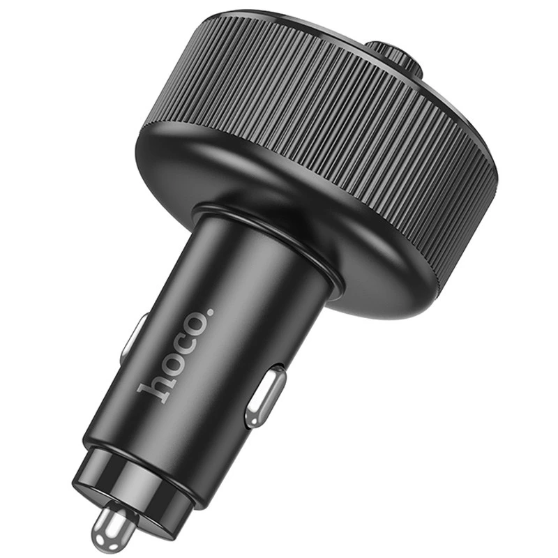 АЗУ FM модулятор Hoco E82 Guerrero PD30W+QC3.0 – Black. Фото 5 из 8