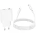 МЗП Borofone BN25 Wish PD30W+QC3.0 (1USB-A/1C) + кабель Type-C to Lightning – White. Фото 7 з 7