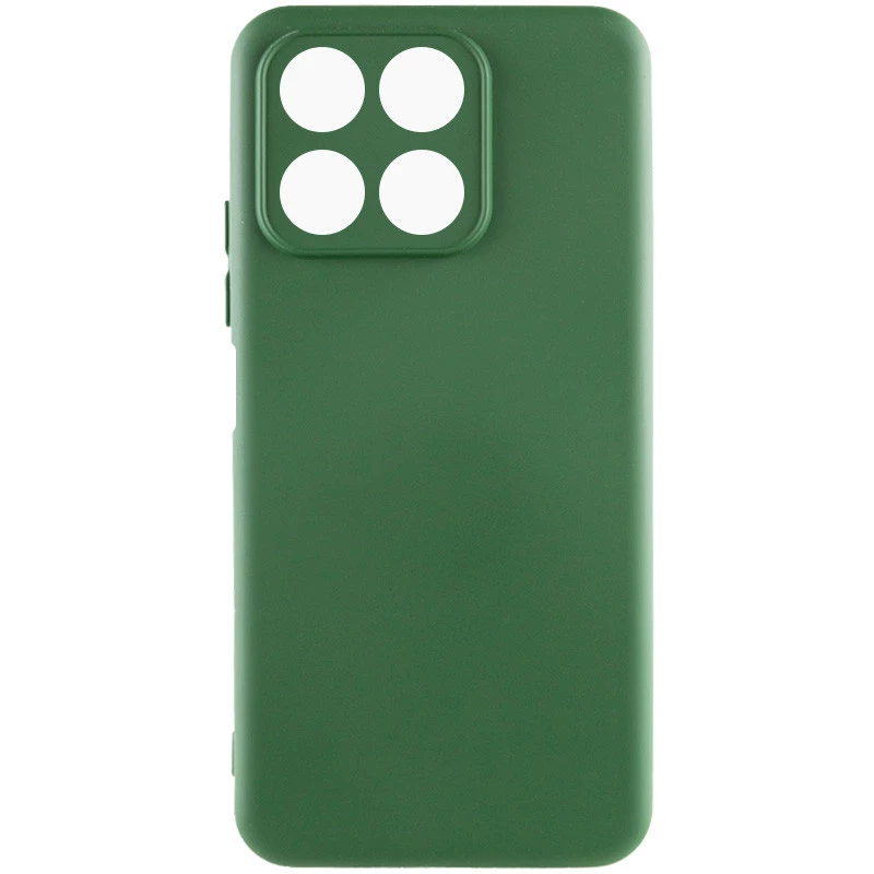 

Чехол Silicone Case Lakshmi с закрытой камерой для Huawei Honor X8a (Зеленый / Dark green), Зелений / dark green