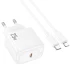 МЗП Hoco CS53A Surplus PD25W (1USB-C) + Type-C to Lightning – White. Фото 3 з 8
