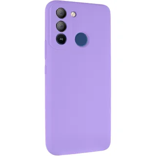 Чохол Silicone Case Lakshmi Premium із закритою камерою для TECNO Pop 5 LTE — Бузковий / Dasheen