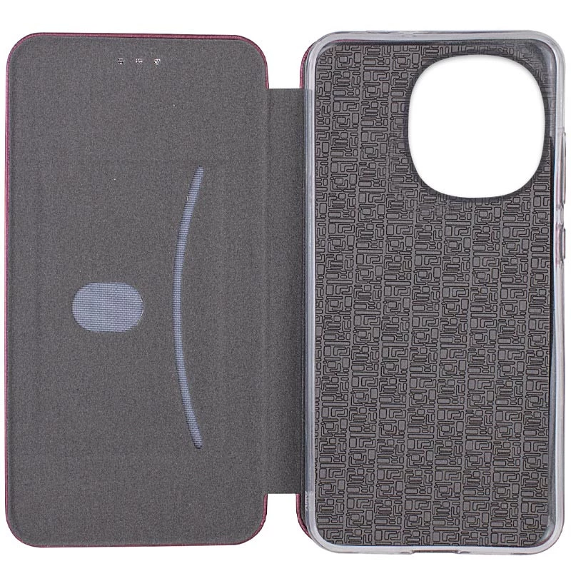 Чехол-книжка классический для TECNO Spark Go 1 – Бордовый. Фото 3 из 3