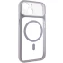 Чохол TPU GETMAN Moon Clear with MagSafe для Apple iPhone 14 (6.1") – Grey. Фото 3 з 7