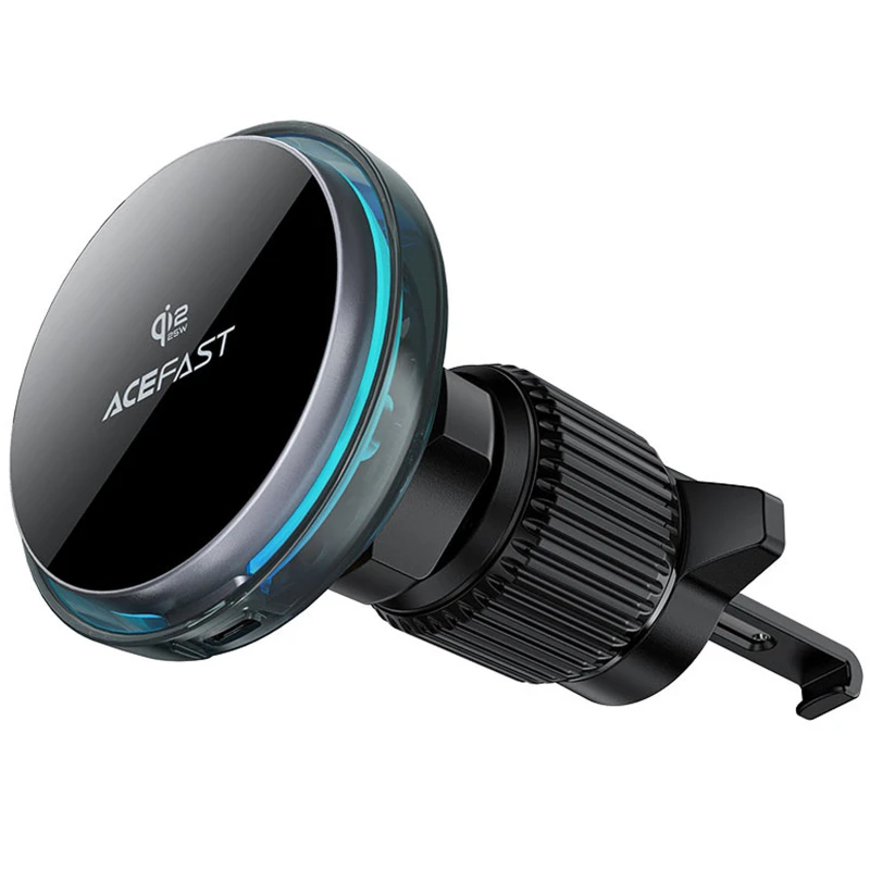 Автотримач з БЗП Acefast D61 Magnetic Wireless Charging 15W – Gray. Фото 1 з 6