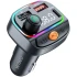 АЗП FM модулятор WIWU QC031 MP3 Car PD20W+QC3.0 (2USB-A/1C) – Black. Фото 3 з 8