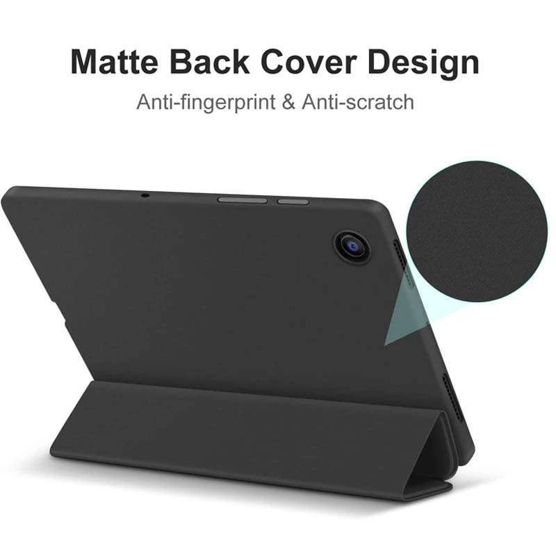 Чохол-книжка з роз'ємом для стилуса на Samsung Galaxy Tab A8 10.5" (2021) – Чорний / Black. Фото 4 з 8