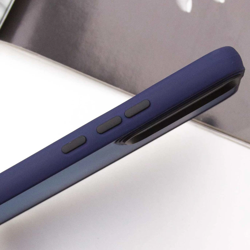 Чохол TPU+PC Lyon Frosted на Samsung Galaxy A55 – Deep Navy. Фото 4 з 5