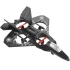 Літак на радіокеруванні SCHE L0712 Aerobatic (with two remote controls) – Black. Фото 1 з 6