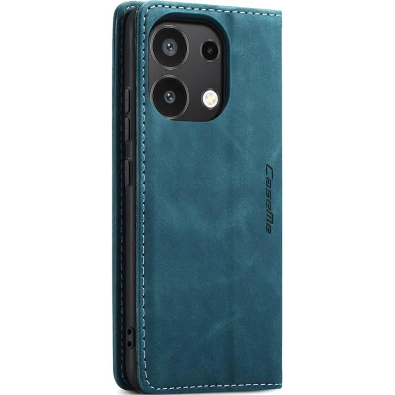 Шкіряний чохол-книжка CaseMe Velvet Nubuck для Xiaomi Redmi Note 13 4G – Green. Фото 5 з 6