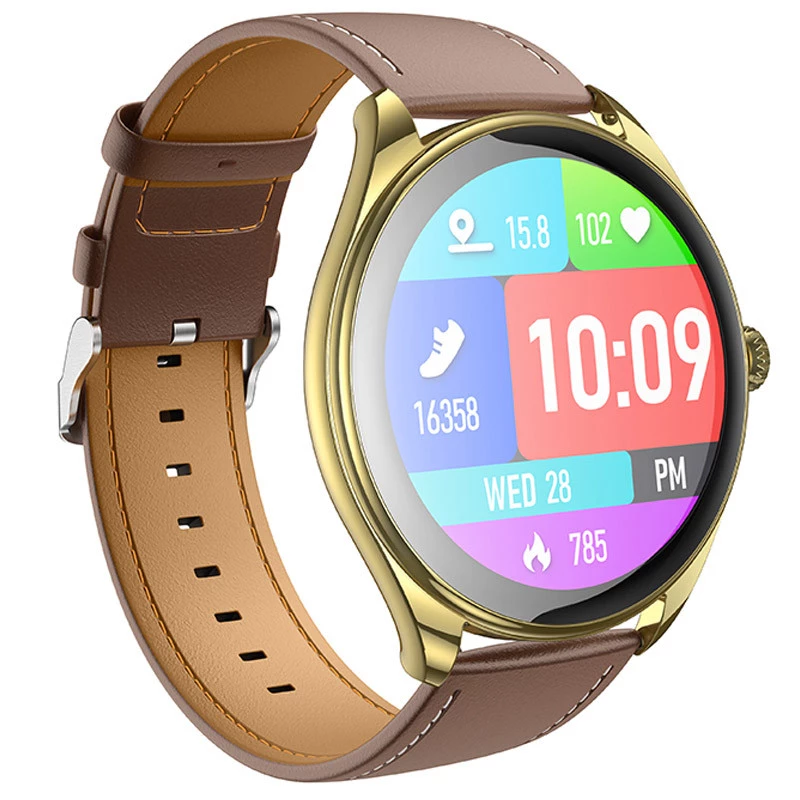Смарт-годинник Hoco Smart Watch Y22 Amoled Smart sports watch (call version) – Champagne gold. Фото 1 з 4