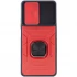 Протиударний чохол Flash зі шторкою для камери та кільцем на Xiaomi 11T / 11T Pro – Red. Фото 3 з 7