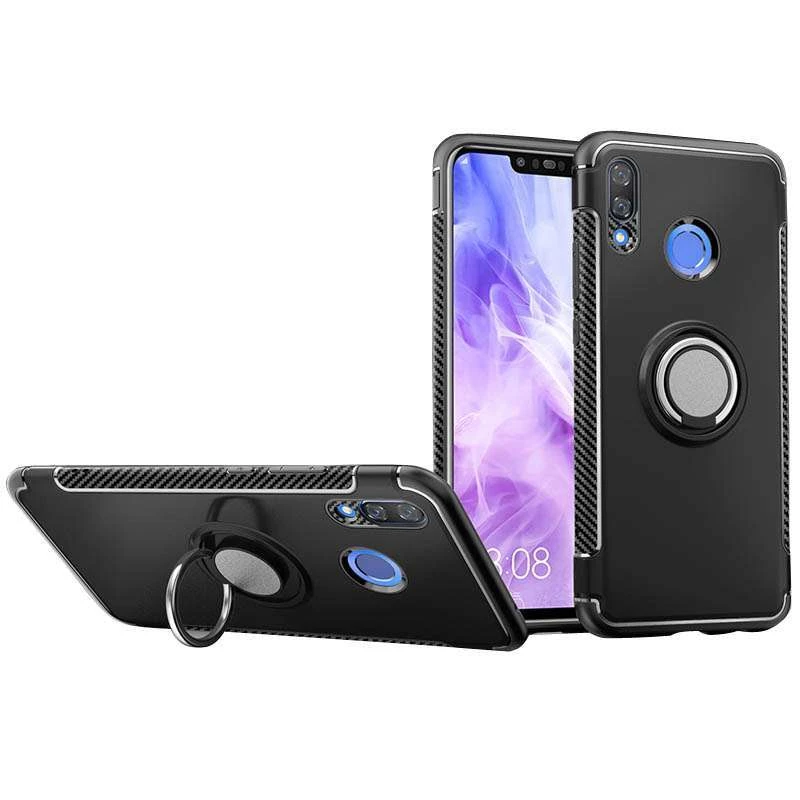 

TPU+PC чехол Deen Verus для Huawei P Smart+ (nova 3i) (Черный), Чорний