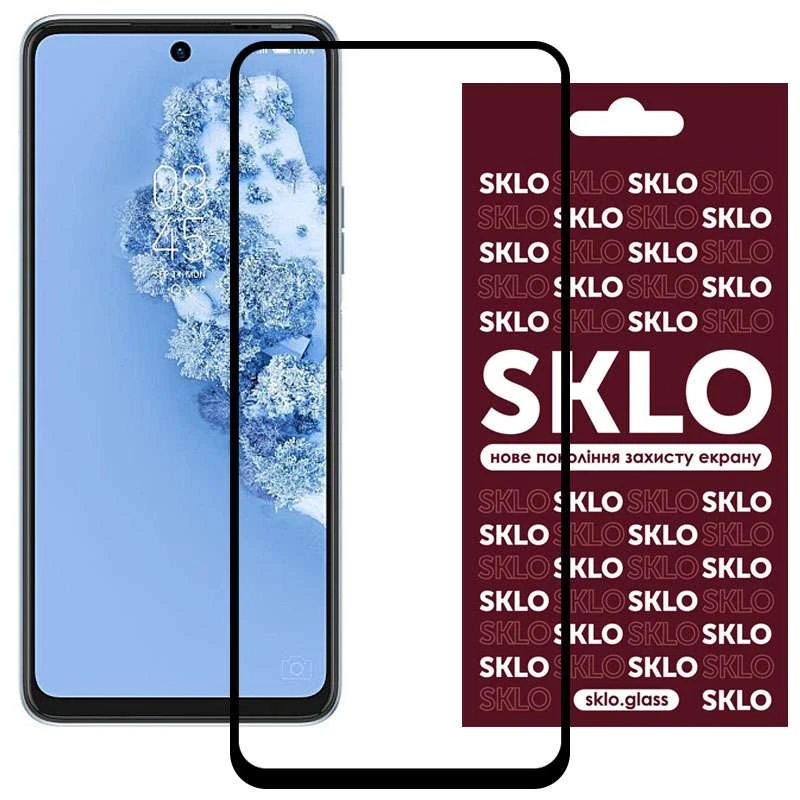 

Захисне скло SKLO 3D TECNO Camon 17P (Чорний)