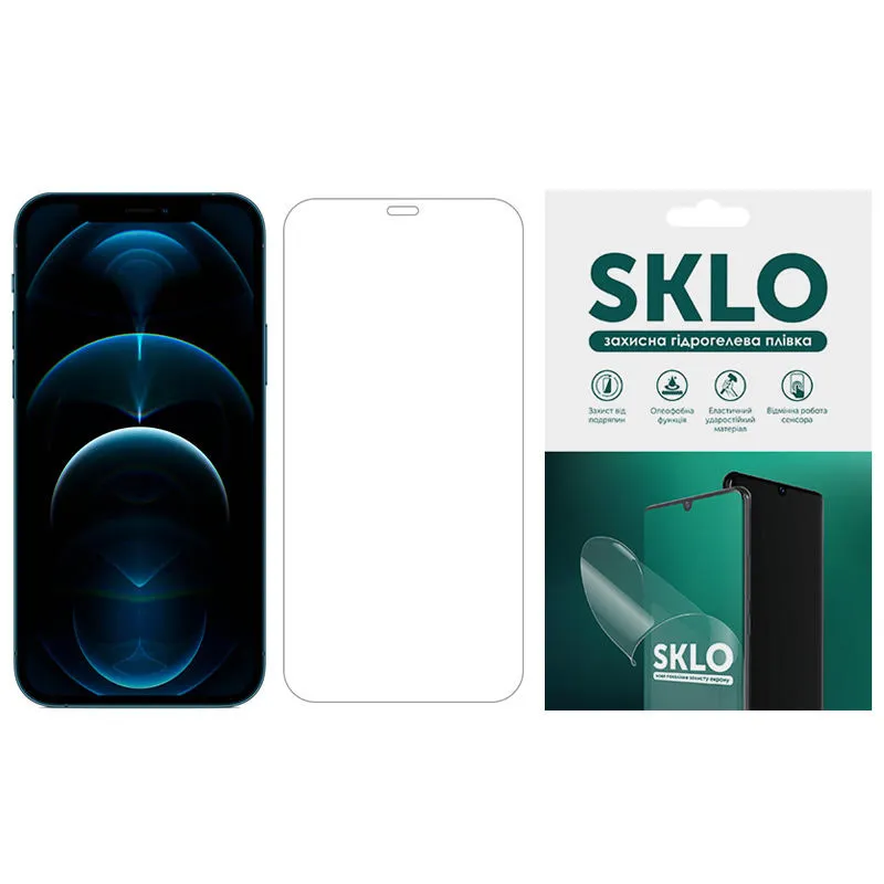 Гидрогелевая плёнка SKLO для Apple iPhone 18 Pro (6.3") – Прозрачный. Фото 1 из 1