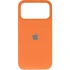 Чохол Silicone Case з закритим низом на Apple iPhone 17 Pro (6.3") – Помаранчевий / Orange. Фото 2 з 4