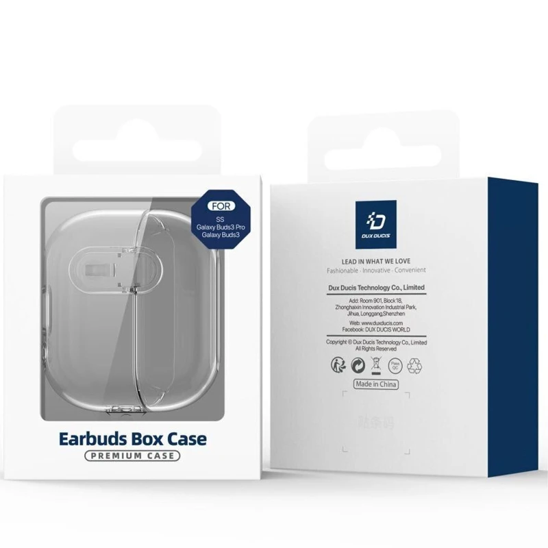 Ударостійкий футляр Dux Ducis Transparent Case для Samsung Galaxy Buds 3 / 3 Pro – Clear. Фото 4 з 4