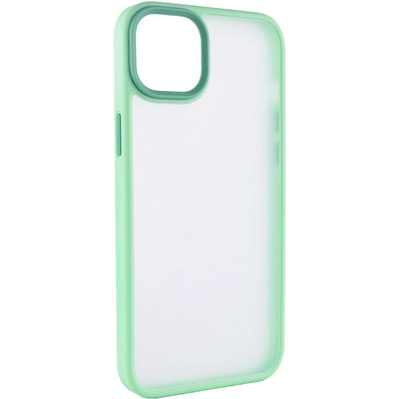 TPU+PC з металевими кнопками на Apple iPhone 14 (6.1") – М'ятний / Light Green. Фото 2 з 7