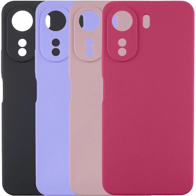 Кольоровий силіконовий чохол GETMAN на Xiaomi Poco C65 фото 2 з 5