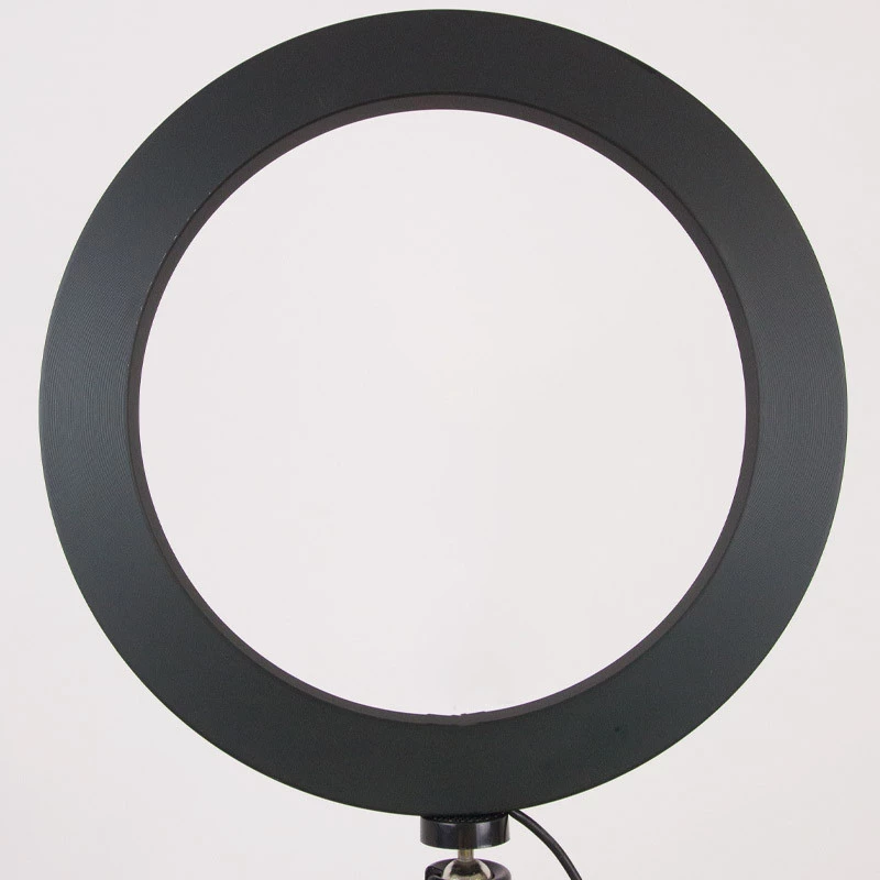 Кільцева світлодіодна LED лампа Flat Ring 8" – Black. Фото 5 з 7