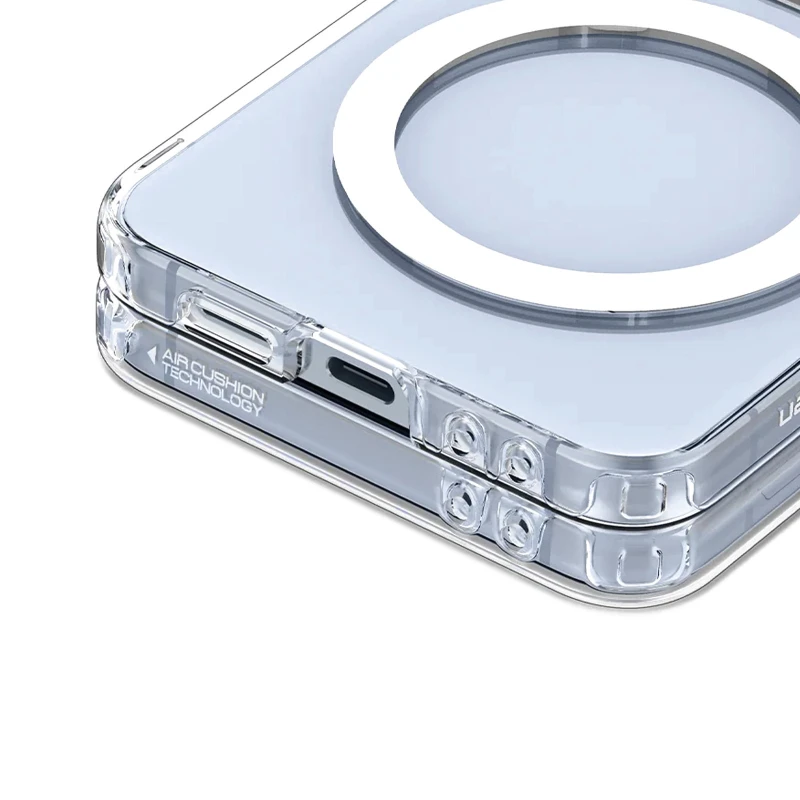 Чохол SGP Ultra Hybrid (MagFit) на Samsung Galaxy Z Flip7 – Прозорий. Фото 6 з 11