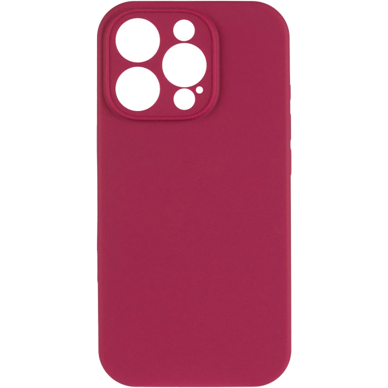 Чохол Silk Full Camera Protective (AA) NO LOGO для Apple iPhone 13 Pro (6.1") – Червоний / Rose Red. Фото 3 з 7